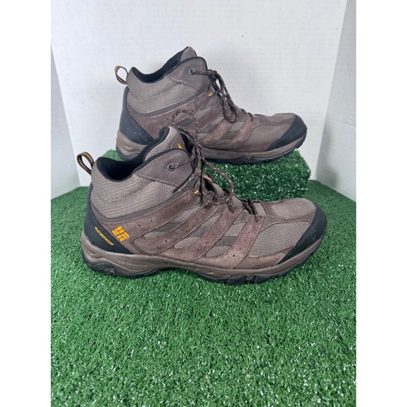 Columbia Waterproof Men's Hiking Boots Brown Size 14 - Picture 1 of 15